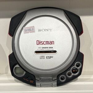 Sony Discman ESP2 CD Player - Silver and Black